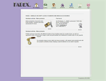 Tablet Screenshot of fadex.it